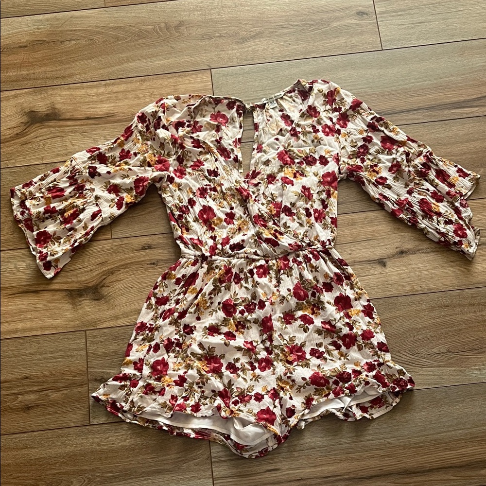 American Eagle Outfitters Floral Jumpsuit